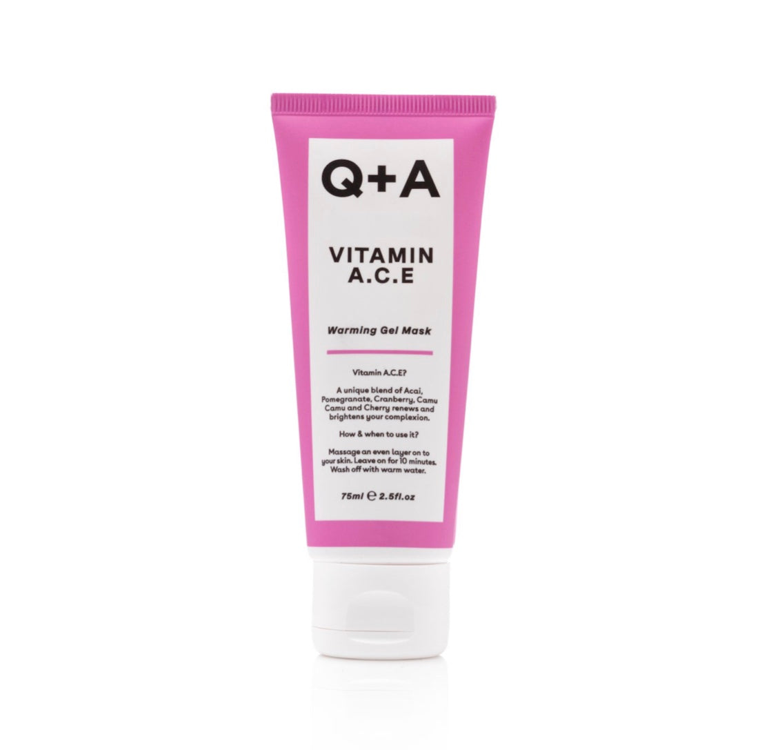 Q+A Vitamin A.C.E Warming Gel Mask